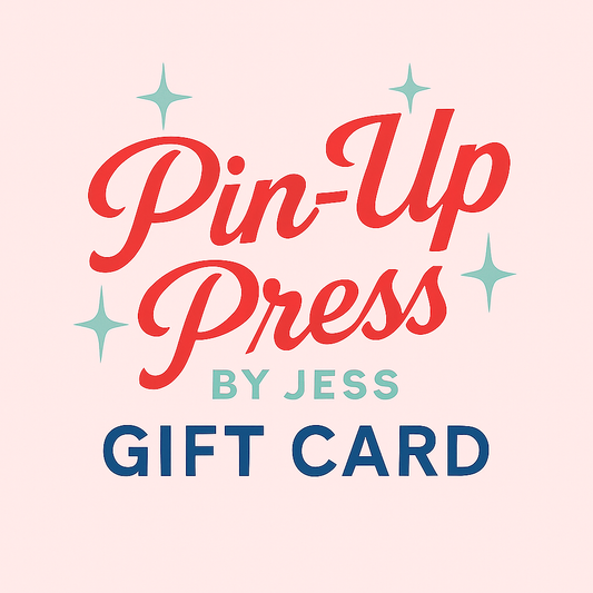 Pin-up Press Girt Card